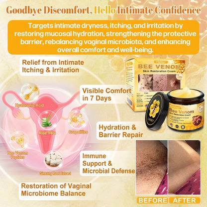 【𝟐𝟎𝟐𝟔 𝐍𝐞𝐰 𝐔𝐩𝐠𝐫𝐚𝐝𝐞: 𝟖𝟎% 𝐎𝐅𝐅】📎📎🍯Aeehfeng® Bee Venom Skin Restoration Cream – with Royal Jelly, Hyaluronic Acid and Bee Venom for skin hydration, elasticity, anti-aging & repair